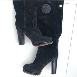 Tory Burch suede knee high boots - size 6.5 - great condition!